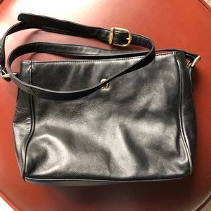 Black Genuine Leather shoulder bag